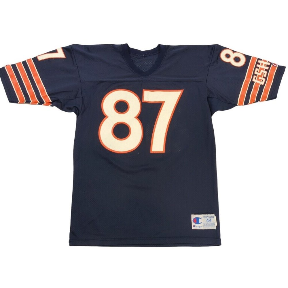 Vintage Chicago Bears Football Jersey #87 Tom Waddle Champion Chicago Legend Med